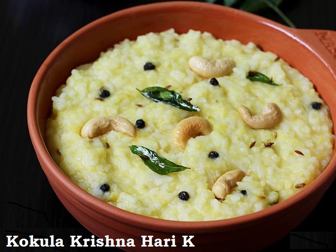 My take on avoiding Ven Pongal (Indian Dish) Pongal Receipe Kokula Krishna Hari K